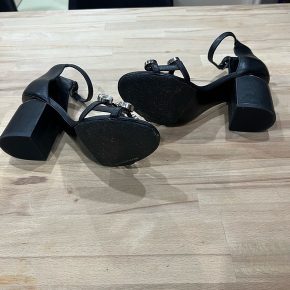Alexander Wang Abby Dome-Studded Tilt-Heel City Sandal Leather size 38/ US 7.5 - Picture 10 of 11